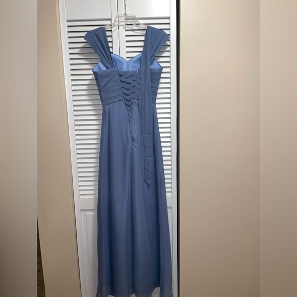 Off the Shoulder Bridesmaid Dress - Picture 3 of 5